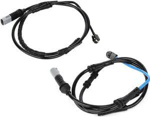 2Pcs Front & Rear Brake Pad Wear Sensor For BMW 5 Series 34356791958 34356791962