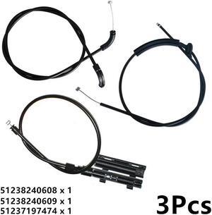 3 Pcs Engine Hood Release Cable Kit For BMW 7 Series 740i 745i 745li 750i 760i