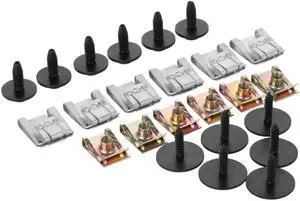 Acaigel 24Pcs/Set Engine Undertray Fixing Clips Screws Splashguard Fastener For Mercedes E Class W211 Acaigel 24Pcs/Set Engine Undertray Fixing Clips Screws Splashguard Fastener For Mercedes E Class W211