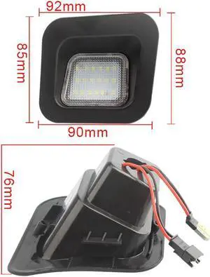 Acaigel 1 Pair For 2003-2018 Dodge RAM 1500 2500 3500 LED License Plate Lights w Decoder Acaigel 1 Pair For 2003-2018 Dodge RAM 1500 2500 3500 LED License Plate Lights w Decoder