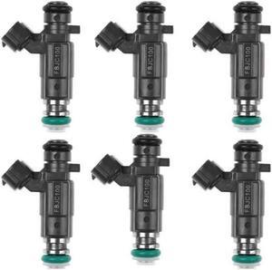 Acaigel Set Of 6 Fuel Injectors Fbjc100 For Nissan 350Z 3.5L 2003-2004