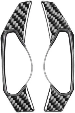 Furulu Carbon Fiber Steering Wheel Shift Paddle Shifter For Range Rover Evoque Velar