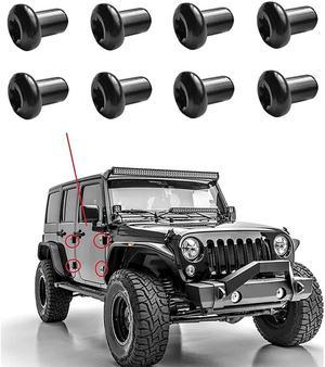 8Pcs Car Door Hinge Nuts 6511744AA Fit For 2007-2017 Jeep Wrangler JK JKU Sport