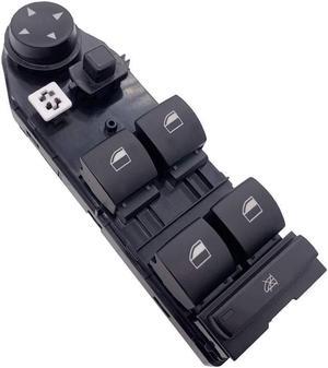 Yassdwbn Car Front Left Window Mirror Control Switch For 2004-2010 BMW X3 E83 61313414354