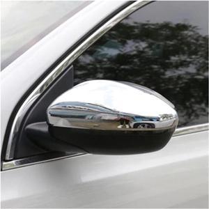 Yassdwbn Left Door Wing Mirror Cover Case Chrome For Peugeot 208 2012-2019