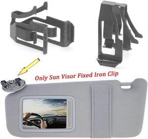 Yassdwbn 2PCS Car Sun Visor Buckle Fixed Iron Clip Kit Repair For Toyota Crown Camry RAV4