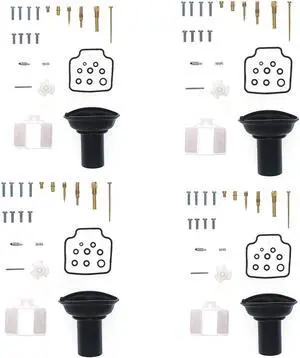 Acaigel 4 Sets Carburetor Repair Rebuild Kit For Honda Nighthawk 750 Cb750/Cb750L 1991-2003