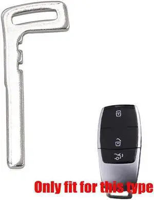 Furulu Insert Small Key Blank Emergency New Key Uncut For Mercedes S E G Class