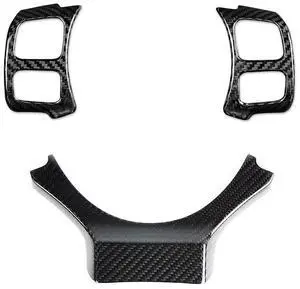 Yassdwbn Real Carbon Fiber Steering Wheel Add-on Trim Cover Kit For Lexus IS RC NX 15-24 Yassdwbn Real Carbon Fiber Steering Wheel Add-on Trim Cover Kit For Lexus IS RC NX 15-24