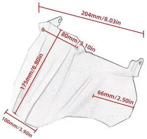 Yassdwbn 1× Rear Wheel Mudguards Splash Guard Fender For BMW R1300GS R1300 GS 2023 2024 Yassdwbn 1× Rear Wheel Mudguards Splash Guard Fender For BMW R1300GS R1300 GS 2023 2024