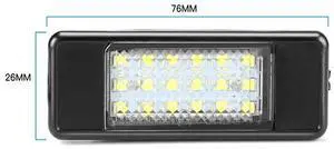 Yassdwbn 1 Pair LED License Plate Light A6398200156 A9069062100 for Mercedes Sprinter 906