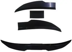 Yassdwbn Glossy Black Adjustable Car Rear Trunk Spoiler Lip Roof Tail Wing For Car Sedan Yassdwbn Glossy Black Adjustable Car Rear Trunk Spoiler Lip Roof Tail Wing For Car Sedan