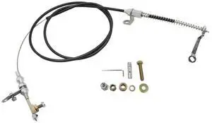 Yassdwbn Black Kickdown Cable Kit Kd-2Aodu For Ford/Aod Lokar E-150 F-150
