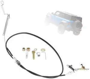 Paiying Black Kickdown Cable Kit Kd-2Aodu For Ford/Aod Lokar E-150 F-150