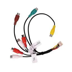 Yassdwbn 12Pin Av Rca Harness For Pioneer Dmh341Ex Dmh-341Ex Dmh342Ex Dmh-342Ex