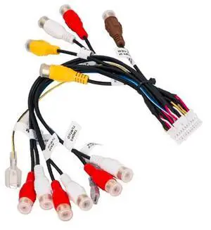Yassdwbn 24Pin Car Audio Rca Wire Harness For Pioneer Avic-F900Bt Avic-F90Bt