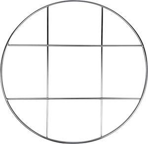 Trivet for Steel Kamado Grills- Chrome Plated Steel - Fits Rodeo Deluxe Steel Kamado Grills