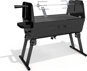 Brand-Man COLT Portable Charcoal Rotisserie BBQ Grill, Black  Outdoor & Garden Grills by Brand-Man Grills