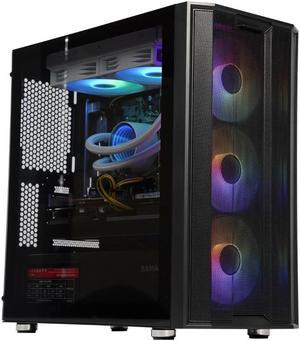 SEJISHI Gaming PC Computer AMD Ryzen 7 5700X 3.4 GHz, NVIDIA GeForce RTX 3080,32GB(16G*2) DDR4 3200MHz,NVME M.2 1TB SSD, 850W, sjs240Liquid-Cooled, Win 11 Ready Gaming Desktop Computer