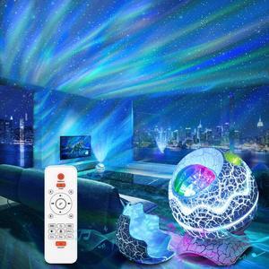 ROSSETTA Star Projector For Indoor - Bedroom Celling Light - Dinosaur Egg - Aurora Light