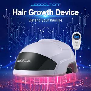 LESCOLTON Laser Hair Growth Helmet FDA Therapy Stimulate Hair Follicle Regeneration Hair Restore Cap Casco para crecimiento del cabello