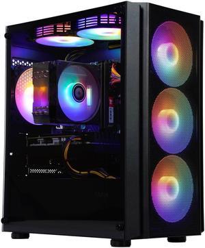 HUIJINSHANG-(R5 5500+RX 6600)-Gaming Desktop-AMD Ryzen 5 5500 6C12T 3.6GHz - RX 6600 8GB - 16GB DDR4 3200MHz - 1TB M.2 NVMe - 600W PSU - Windows 11 home - WIFI - Gaming PC