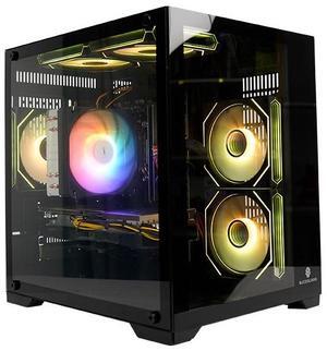 HUIJINSHANG Gaming Desktop, Intel Arc B580 12GB,Intel i5 12400F,16GB(8+8G) DDR4 RAM, NVMe 1TB M.2 SSD, Windows 11 home,WIFI, Air Cooler, ARGB Fans,Pc for Gaming Design Office(i5 12400F|ArcB580)