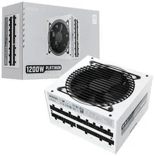 Vetroo 1200W Power Supply 80 Plus Platinum & Cybenetics Platinum Certified, ATX 3.1 & Dual PCIe 5.1 Ready, 100% Japanese Capacitors, Fully Modular with Eco Mode, 10 Years Warranty - White Vetroo 1200W Power Supply 80 Plus Platinum & Cybenetics Platinum Certified, ATX 3.1 & Dual PCIe 5.1 Ready, 100% Japanese Capacitors, Fully Modular with Eco Mode, 10 Years Warranty - White