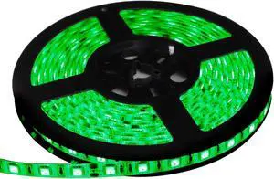 Autolizer Light Strip Flexible LED Strip Light 16.4ft/5m Cuttable LED Light Strips, 300 Units 5630 LEDs Lighting String NON-Waterproof Green