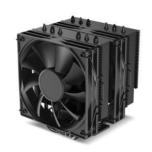 DARKROCK DT6 CPU Air Cooler, Dual Towers with 6 Copper Heat Pipes, 2 x 120mm PWM Fan for Low Noise Operation, Easy Installation - Brackets for Intel LGA 1851/1700/1200/115X & AMD AM5/AMD4 - Black