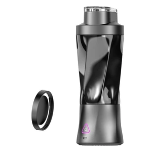 GANGXUN HD-10 Portable Blender 700ml, 400W Pure Copper Motor 22000RPM, 6-Blade Ice Crushing, USB Type-C Rechargeable, Auto Clean, Food-Grade PC, Travel Juicer Cup with Brush (Black) GANGXUN HD-10 Portable Blender 700ml, 400W Pure Copper Motor 22000RPM, 6-Blade Ice Crushing, USB Type-C Rechargeable, Auto Clean, Food-Grade PC, Travel Juicer Cup with Brush (Black)