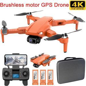 Brushless Motor GPS Drone with Camera 4K L900 PRO Helicopter Quadrocopter Dual Camera Drones Long Endurance Folding Aircraft 3 Battery