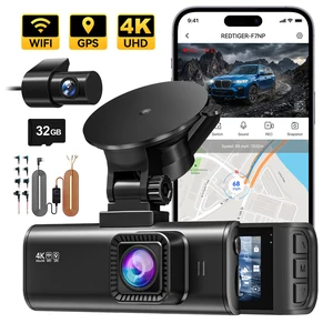 REDTIGER F7NP 4K Dash Cam Front and Rear, Hardwire Kit Included, STARVIS 2 Sensor WDR Night Vision, 170° Wide Angle, GPS & 5.8GHz Wi-Fi, 3.18" IPS Display, 24H Parking Mode, Free 128GB Card REDTIGER F7NP 4K Dash Cam Front and Rear, Hardwire Kit Included, STARVIS 2 Sensor WDR Night Vision, 170° Wide Angle, GPS & 5.8GHz Wi-Fi, 3.18" IPS Display, 24H Parking Mode, Free 128GB Card