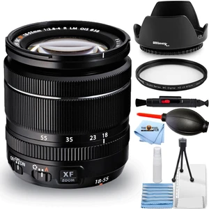FUJIFILM XF 18-55mm f/2.8-4 R LM OIS Zoom Lens UV Bundle - New in White Box FUJIFILM XF 18-55mm f/2.8-4 R LM OIS Zoom Lens UV Bundle - New in White Box