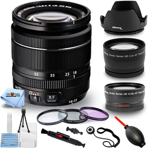 FUJIFILM XF 18-55mm f/2.8-4 R LM OIS Zoom Lens Filter Bundle - New in White Box FUJIFILM XF 18-55mm f/2.8-4 R LM OIS Zoom Lens Filter Bundle - New in White Box
