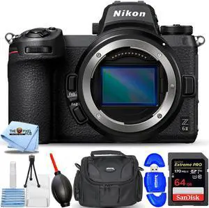 Nikon Z 6II Mirrorless Digital Camera (Body Only) 1659 - 7PC Accessory Bundle