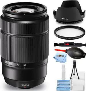 Fujifilm XC 50-230mm f/4.5-6.7 OIS II Lens (Black) - 7PC Accessory Bundle