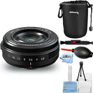 FUJIFILM XF 27mm f/2.8 R WR Lens 16670168 - 6PC Accessory Bundle