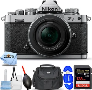 Nikon Zfc Mirrorless Camera with NIKKOR Z DX 16-50mm Silver Lens - Accessory Kit Nikon Zfc Mirrorless Camera with NIKKOR Z DX 16-50mm Silver Lens - Accessory Kit