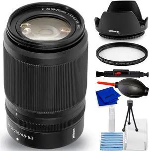 Nikon NIKKOR Z DX 50-250mm f/4.5-6.3 VR Lens - 7PC Accessory Bundle