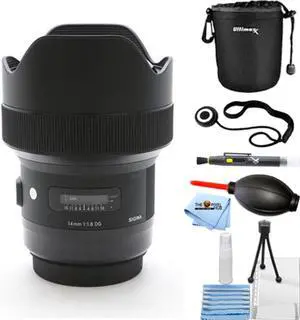 Sigma 14mm f/1.8 DG HSM Art Lens for Canon EF - Essential UV Filter Bundle