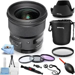 Sigma 24mm f/1.4 DG HSM Art Lens for Canon EF 401-101 - Filter Kit Bundle