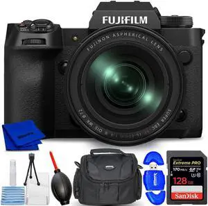 FUJIFILM X-H2 Mirrorless Camera with 16-80mm Lens - 7PC Accessory Bundle