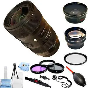 Sigma 18-35mm f/1.8 DC HSM Art Lens for Nikon 210-306 - Filter Kit Bundle