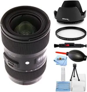 Sigma 18-35mm f/1.8 DC HSM Art Lens for Canon EF - Essential UV Filter Bundle