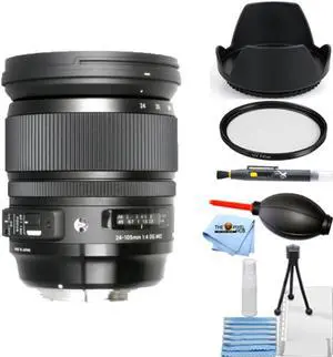 Sigma 24-105mm F/4 DG OS HSM Art Lens for Nikon 635-306 - 7PC Accessory Bundle
