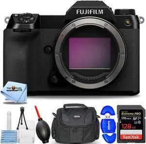 FUJIFILM GFX 100S Medium Format Mirrorless Camera 600022058 - 7PC Accessory Kit