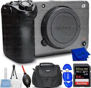 Sony FX30 Digital Cinema Camera ILME-FX30B - 7PC Accessory Bundle