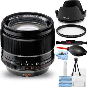 Fujifilm XF 56mm f/1.2 R APD Lens 16443058 - Essential UV Filter Bundle