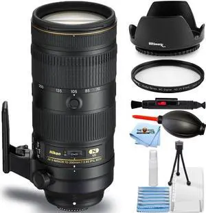Nikon AF-S NIKKOR 70-200mm f/2.8E FL ED VR Lens - Essential UV Filter Bundle